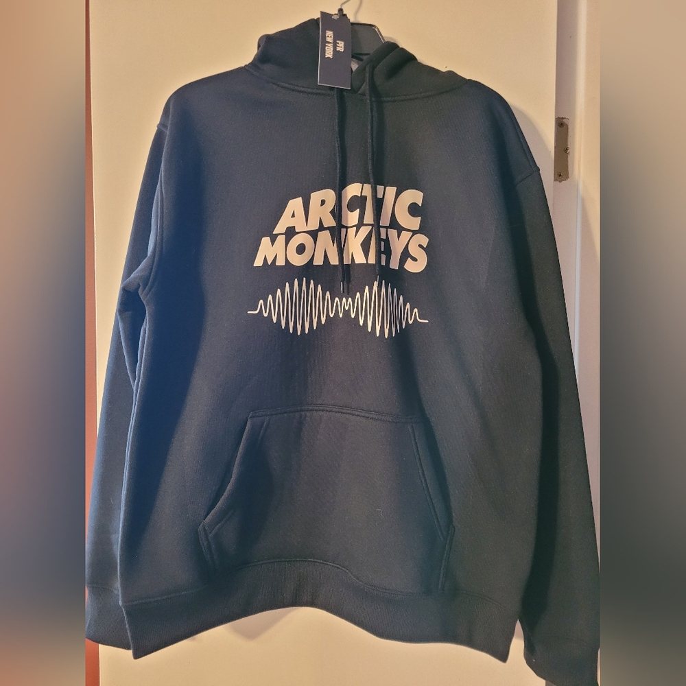 Black Graphic Hoodie - Band Logo Pullover